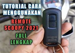 Cara Buka Kunci Manual Motor Scoopy